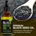 thumbnail image 3 of 120ml pure black seed oil, hair care essential oil/body oil. Natural cold pressing, prevents peroxides, contains glycerin, suitable for all hair/skin types, moisturizes hair and skin, promotes skin h, 3 of 10