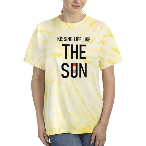 Kissing Life Like Sun Tie Dye Cyclone Women -Image by Shutterstock, Female x-Large