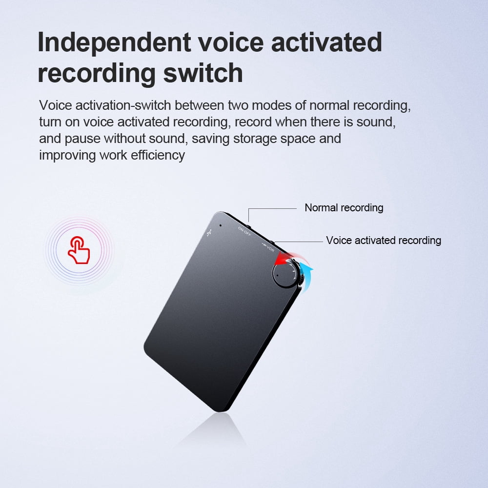 CJBZLCPCOO K2 conference learning recorder mp3ai intelligent professional high definition noise reduction voice recorder