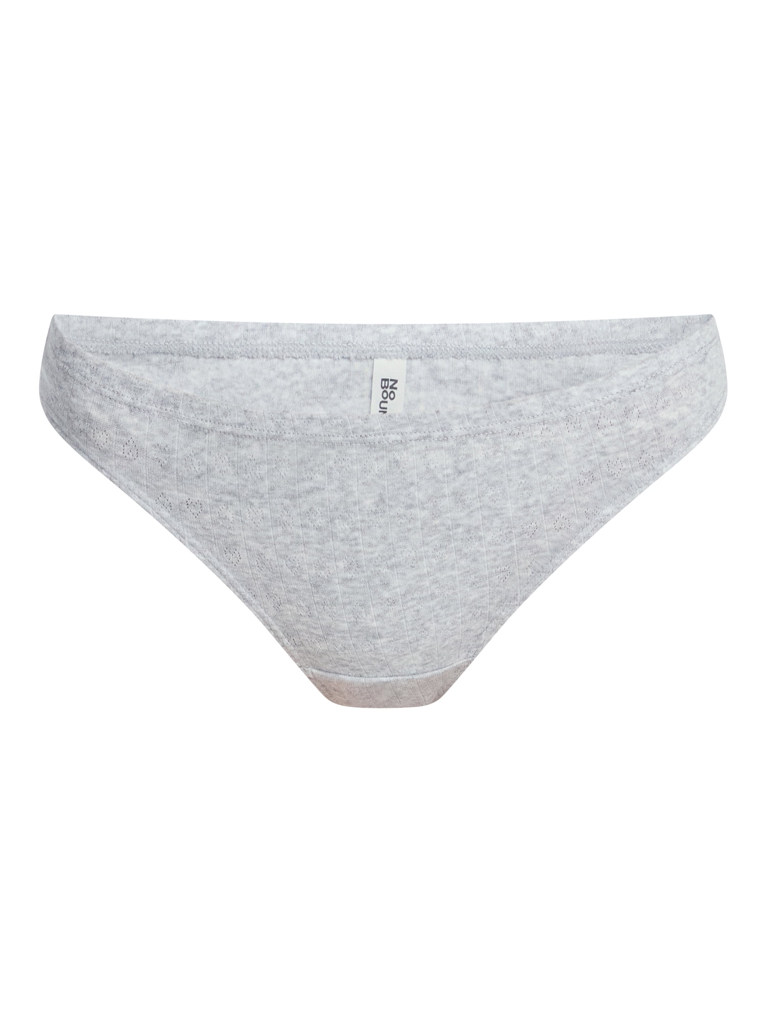 No Boundaries Women's Thong Panty Cotton, 1-pack, Sizes XS-XXXL