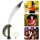 thumbnail image 4 of 1 Juego de disfraz de pirata de Halloween, Cosplay de pirata, espada, pendiente de aro, accesorio para fotografía, 4 of 6