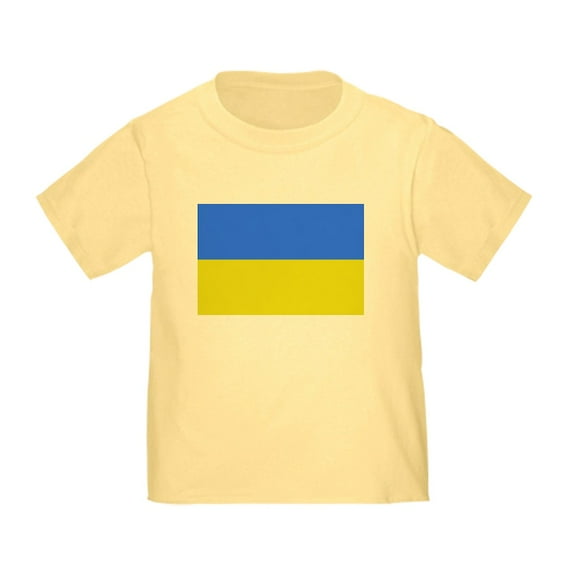 CafePress - Ukraine Flag T Shirt - Cute Toddler T-Shirt, 100% Cotton