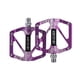 thumbnail image 1 of Naiovety 1 par de pedales antideslizantes, sillines duraderos anchos impermeables de aleación de aluminio para bicicleta, accesorios universales de Ciclismo Púrpura Naiovety OD029905-03B, 1 of 6