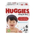 thumbnail image 3 of Huggies Snug & Dry Baby Diapers, Giga Pack, Sizes: 1-6, 3 of 9
