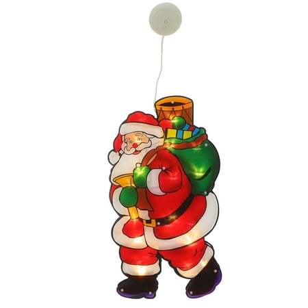 

NUOLUX 1pc Christmas Light Sucker Lamp Festival Atmosphere Lights (Without battery)