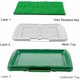 thumbnail image 4 of Accesorios de entrenamiento para perros Caja de arena para perros Colchoneta de entrenamiento para orinal Bandeja de malla de hierba sintética 3 capas Inodoro para mascotas para perros Uso en interior, 4 of 5