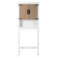thumbnail image 6 of STAROUS Farmhouse Over-Toilet Storage Cabinet with Wood Grain Barn Doors & Adjustable Shelves, 6 of 8