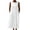 White, variant on Women's Summer Dresses Sleeveless Round Neck Eyelet Embroidered A-Line Maxi Dress Breathable Vacation Boho Resort Sundress White S