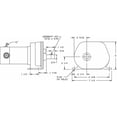 thumbnail image 3 of Dayton DC Gearmotor,6.5 rpm,90V,TENV 1LPL1, 3 of 3