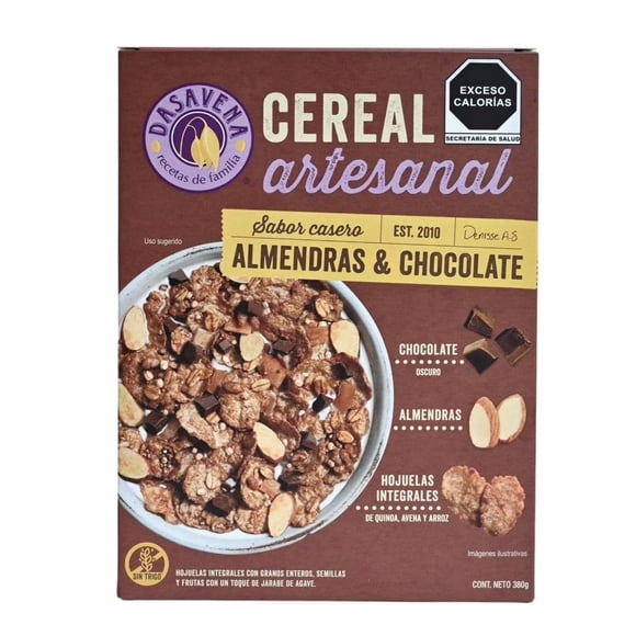 Cereal Dasavena Receta Chocolate 380 gr