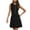 Black, variant on Karight Women's Formal Work Mini Dress Casual Summer Sleeveless Elegant Button Bussiness Office Outfits