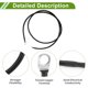 thumbnail image 5 of Ofertas Únicas 1 Pc 6 AWG Gauge 4.5FT Cable Inversor de Batería de Cobre 3/8" Lug 5/16" Lug Negro, 5 of 7
