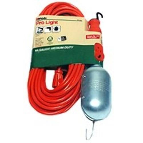 Coleman Cable Coleman Cable 0691 Metal Work Light/Switch, 16/3 X 25 Ft