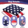 thumbnail image 4 of Cornhole  Set, Regulation 4x2 Ft Cornhole Boards with 8 Bean Bags and Carrying Case, Outdoor Toss Game Cornhole Boards Set, 4 of 7