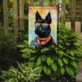 thumbnail image 2 of Scottish Terrier Hippie Dawg Garden Flag DAC2557, 2 of 5