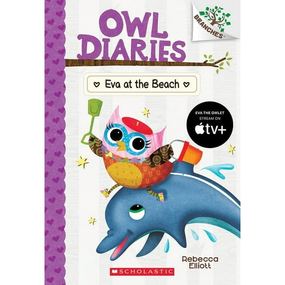 Owl Diaries Eva at the Beach: A Branches Book (Owl Diaries #14), Book 14, (Paperback)