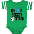 thumbnail image 3 of Inktastic My 1st Soccer Season Boys Baby Bodysuit, 3 of 5