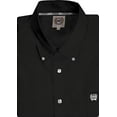 thumbnail image 4 of Cinch Menandapos;s Classic Fit Long Sleeve Button One Open Pocket Solid Basic Shirt, Black, Medium, 4 of 5