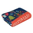 thumbnail image 3 of Kll Merry Christmas 1 Ultra Absorbent & Soft Hand Towels For Bath, Hand, Face, Gym And Spa-27.5x16in, 3 of 9