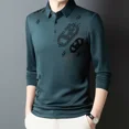 thumbnail image 3 of Sudaderas holgadas para hombre, polos nuevos para hombre, camisetas originales de manga larga estampadas, tendencias de moda 2024, estilo coreano de lujo informal, 3 of 5