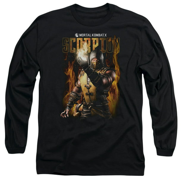 Trevco - Mortal Kombat - Scorpion - Long Sleeve Shirt - X-Large ...
