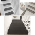 thumbnail image 2 of 14Pcs Set Stair Treads Rectangle Non-slip Rugs Stair Mats Pads Carpet In 3 Colors, 2 of 3