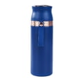 thumbnail image 1 of Advancent Botella de agua térmica de acero inoxidable de 500ML con taza de cuerda colgante, frasco, contenedor de bebidas de café, artículos Suministros térmicos Azul, 1 of 6