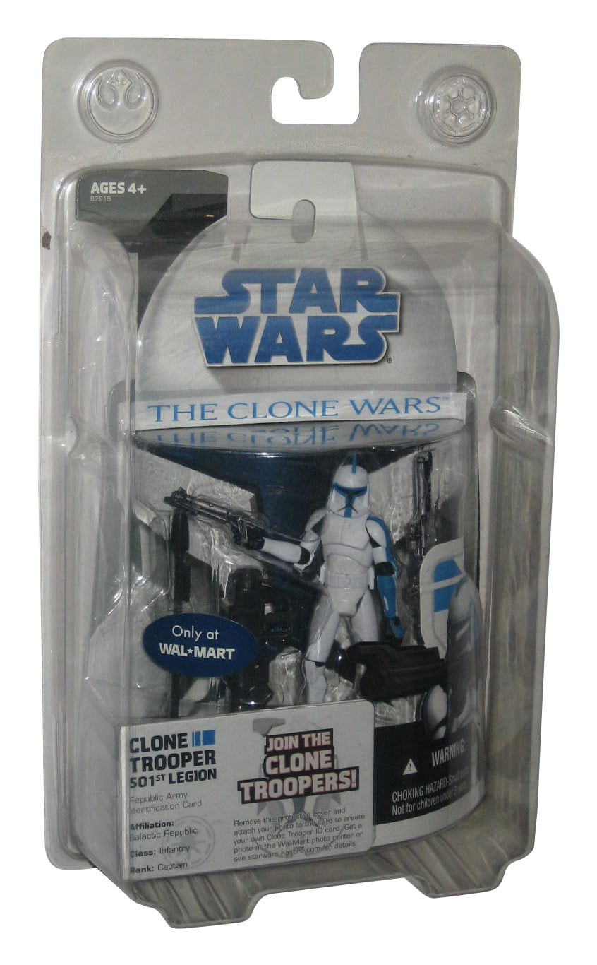 501st Legion Clone Trooper 2008 STAR WARS The Clone Wars TCW Walmart EXCL