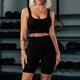 thumbnail image 5 of Conjuntos de entrenamiento acanalados para mujer, 2 piezas, sujetador deportivo sin costuras, cintura alta, leggings de yoga, 5 of 6