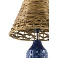 thumbnail image 3 of Livabliss Tatogga Traditional Accent Table Lamp, 22-inch, Blue with Brown Shade (Set of 2), 3 of 5