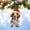 Multicolor Size A U3, variant on VVQ Acrylic Flat Cat Christmas Tree Decoration, Funny Cat Ornament for Home Wall Door Decor, Christmas Hanging Decoration for Indoor Outdoor Garden Party 3.5 in