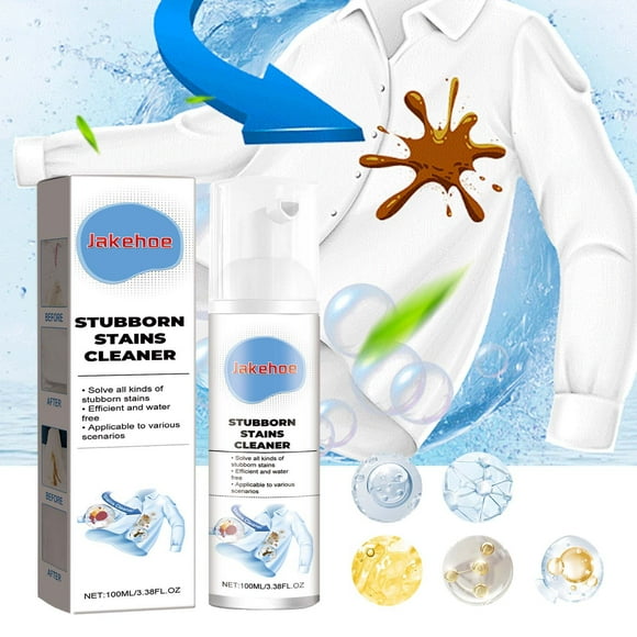 EGNMCR Clothing Degreaser Wang Degreaser Degreasing Clothes Cleaner Stubborn Stains Dry Cleaner Waterless Cleaning 100ml dry cleaning agent