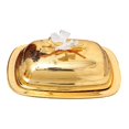 thumbnail image 4 of Abbracc European Butter Dish Decorative Food Serving Tray for Kitchen Snacks Candies Rectangle, 4 of 9