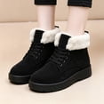 thumbnail image 2 of Noothes Warm Winter Boots for Women, Fleece Lined High Top Ankle Booties Non Slip Platform Snow Boots for Ladies Cold Weather Comfortable Outdoor, 2 of 8
