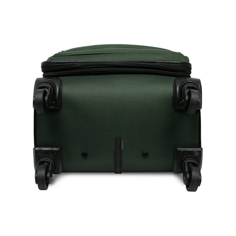 Protege 21 Carry on Elliptic 4 Wheel Spinner Luggage Green Walmart Exclusive Walmart