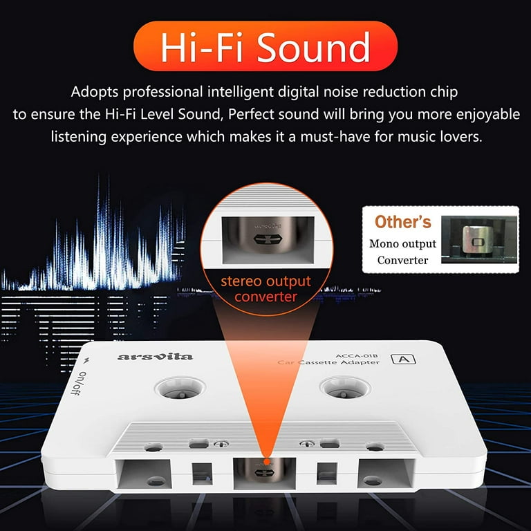 Car Audio Bluetooth Cassette Receiver Tape Player Bluetooth 5.0