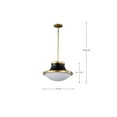 thumbnail image 4 of 60/7908-Nuvo Lighting-Lafayette - 1 Light Pendant In Contemporary Style-11.25 Inches Tall and 18 Inches Wide-Matte Black Finish    -Traditional, 4 of 14