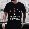 thumbnail image 3 of Fashion Casual T-shirt NECESITO CERVEZA Print Men Tshirts Trendy Tee Top Clothes For Summer Drinking Beer T Shirt Fashion Tops, 3 of 10