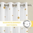 thumbnail image 6 of Christmas Kitchen Curtains Window Panels, Winter Snowflakes Cup Pine Needles Berry Insulated Window Treatment Curtain, Grommet Curtains for Bedroom/Living Room/Bathroom, 2 Piece 52"Wx72"L, 6 of 8