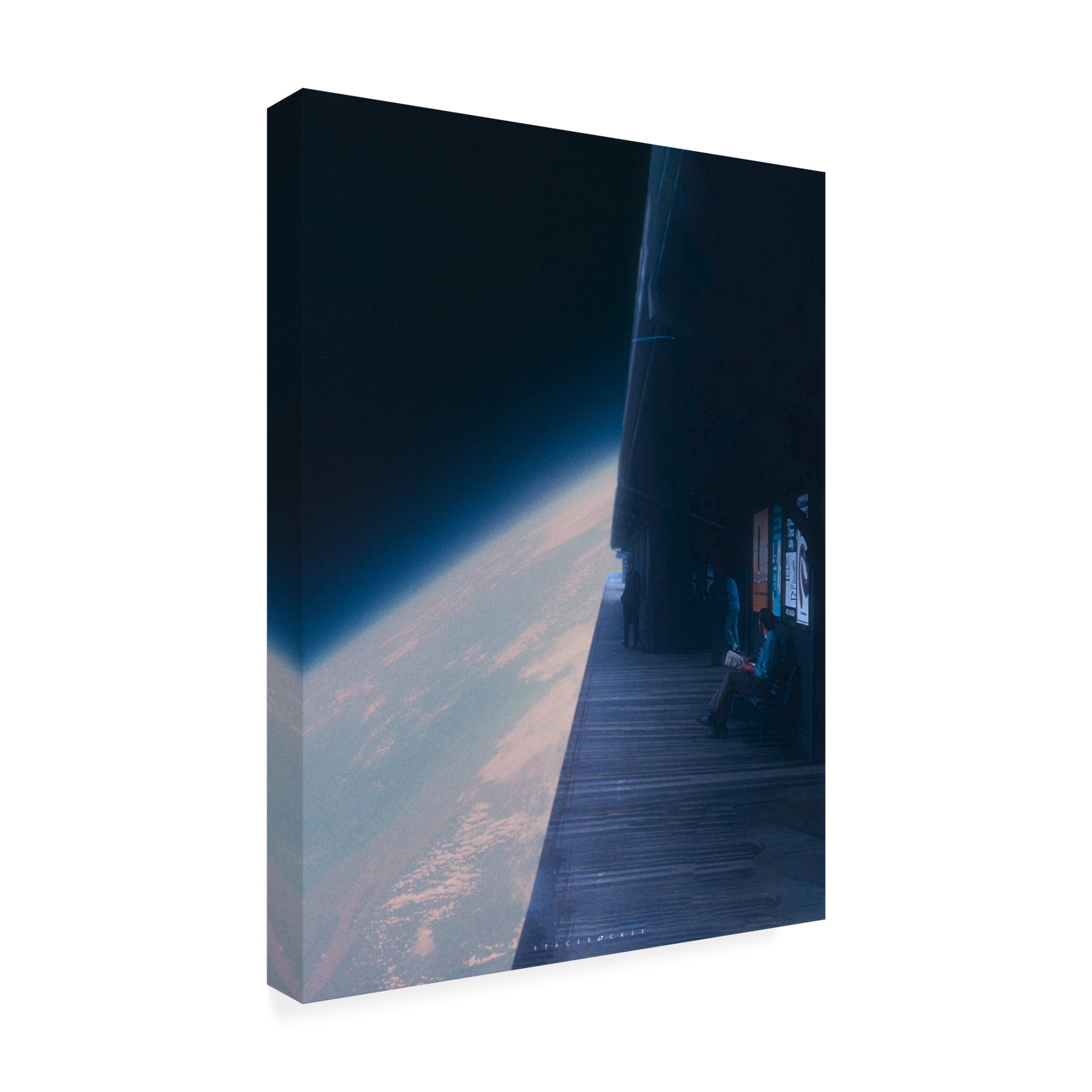Trademark Fine Art spacerocket art 597 Canvas Wall Art