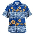 thumbnail image 3 of Camisetas estampadas tribales de cultura polinesia del país con estampado 3D para hombres, camisas de verano de manga corta para hombres, ropa de calle de un solo botón para hombres, 3 of 5