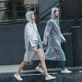 thumbnail image 5 of Transparent Raincoat for Women Rain Ponchos for Adult Waterproof Rain Jackets, 5 of 5