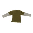 thumbnail image 3 of Camiseta de manga larga para hombre, ropa en miniatura, disfraz, ropa para muñecas hecha a mano, 1/12 Verde, 3 of 9