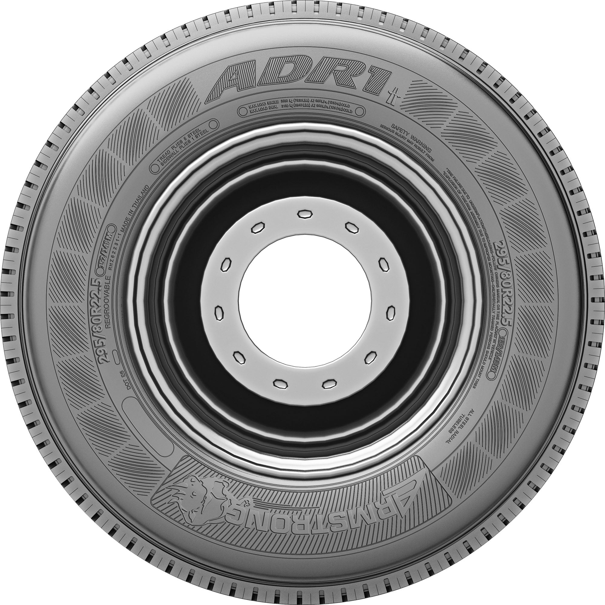 Armstrong ADR1 245/70R19.5 136/134L H Commercial Tire