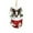 F, variant on Bostons Terrier Dog Christmas Ornaments, Dog Lovers Gift Idea Xmas Decor, Plastic Xmas Stocking Hanging Decoration, Funny Holiday Pendants for Xmas Party Home Window Door Decor