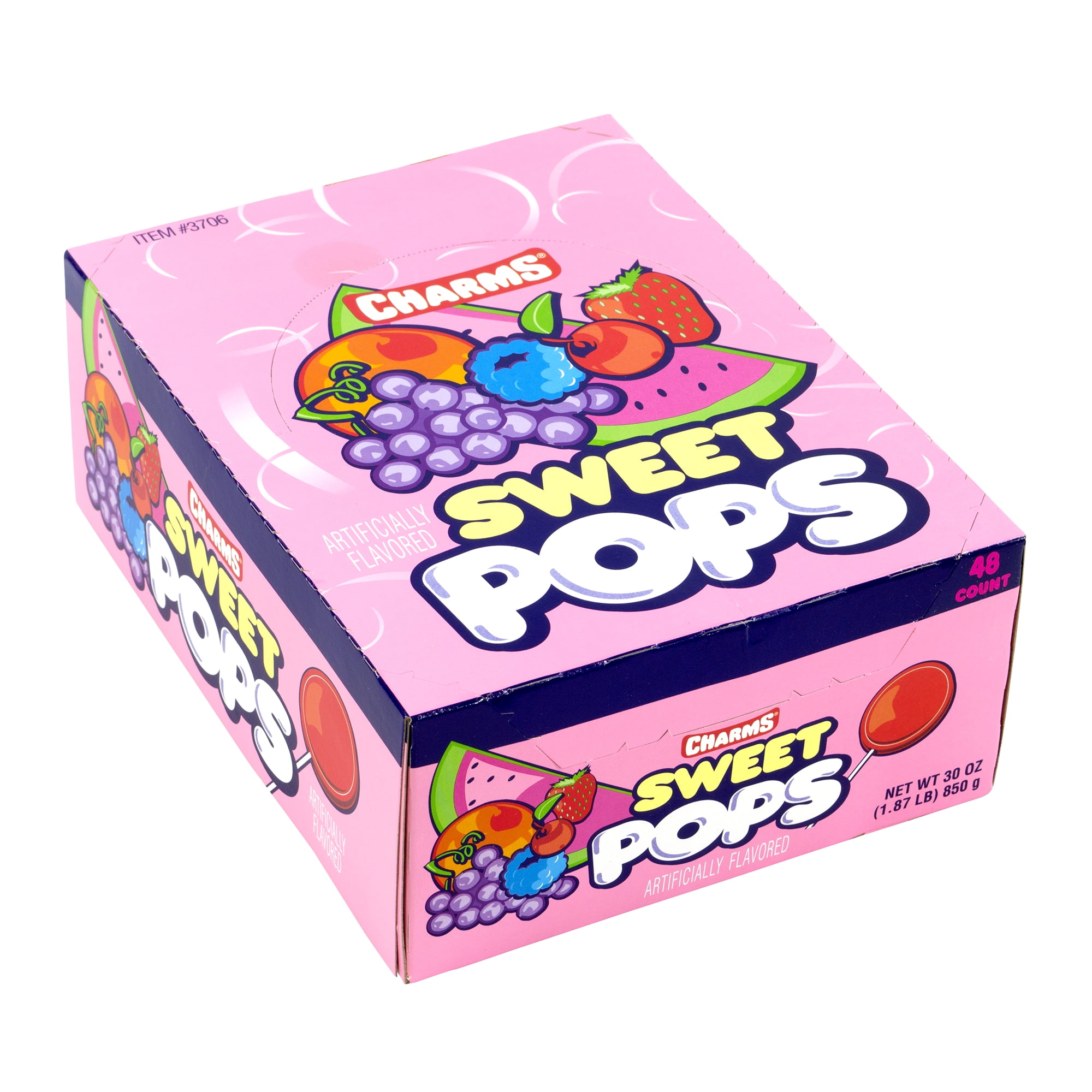 Charms Sweet Pops, 48 count, 1.87 lbs