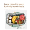 thumbnail image 4 of Large capacity portable nylon Leakproof Lunch Tote Cooler Bag with Side Pockets & Adjustable Strap,Women Men reusable lunch bag outdoor travel picnic bag, 4 of 11