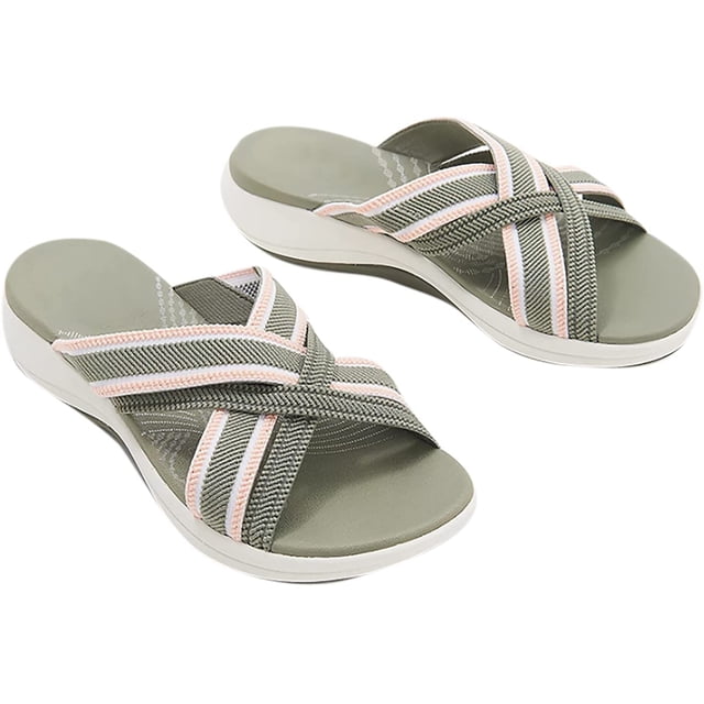 Producto Up-gradation-Stretch Cross Orthotic Slide Sandalias Mujer Sandalias Zapatillas de verano Xemadio WRMH-989-4