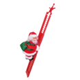 thumbnail image 1 of Cuerda de escalada eléctrica Papá Noel lindo muñeco adorno muñeco de Papá Noel juguete de Navidad Tal como se describe, 1 of 9