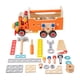 thumbnail image 2 of Juego de herramientas de madera para niños, destornillador, carrito de herramientas creativo, tablero de actividades, juguete de construcción, 2 of 9